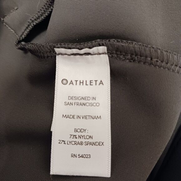 Athleta Stellar Trouser Sz 4 GRAY Ankle Zip Pants Pockets Athleisure Preppy $128 - Picture 12 of 13